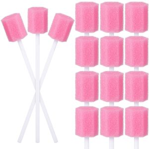 Cotton Swabs 200 Pcs Dry Mouth Foam Sponge Aldult Oral Care Disposable Sponges Stick Elderly Child 230925