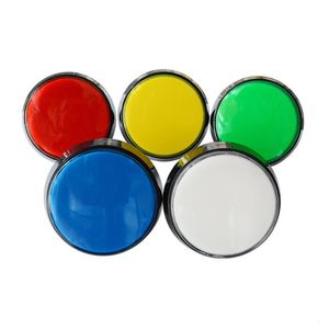 Outdoor Games Activities 10 Pcs 60mm Button Flat Arcade Push With LED Light Microswitch 230925