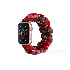 Luxury fashion Watch Strap Band For Applewatch 876543SE Apple Watch Strap Nylon hair band Large intestine elastic iwatch strap 38/41/42/42/44/45/49mm