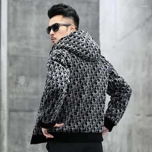 Männer Pelz Winter High-end-Mode Marke Leder Und All-in-one-Kleidung Schafschur Plus Samt Dicken nerz Grade Mantel