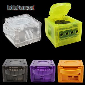 Tillbehörsbuntar Bitfunx NGC Transparent Box Replacement Case för DOL-001 och DOL-101 NGC Gamecube Retro Video Game Console 230925