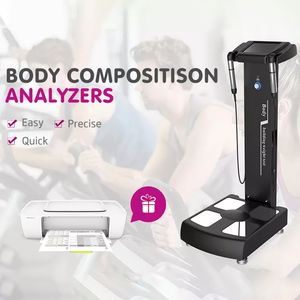 BMI Skala Höjd och vikt Fitness Fat Mätmaskin Multifunktion Bioelektrisk impedans Body Composition Analysator med färgskrivare