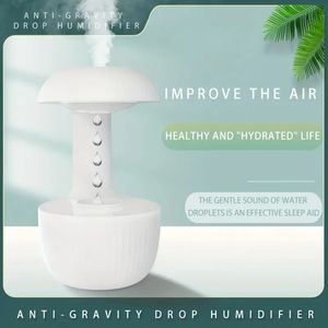 Anti-gravity Humidifier Bedroom Living Room Desktop Home Mute Creative Suspended Water Droplets Backflow Large Capacity Humidifier Home Office Bedroom Heavy Fog