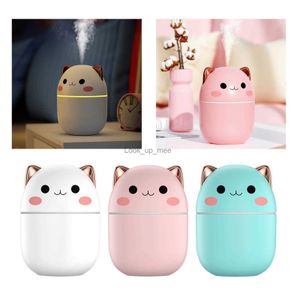 Humidifiers 250ml Portable Air Humidifier USB Mini Car Purifier Home Humidifier Aroma Essential Oil Diffuser Mist Purifier Mist Sprayer YQ230926