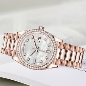 women Watch gold Watches Top brand Stainless Steel Wristwatches for man reloj hombre Diamonds Watch 41mm Mens Automatic Woman Quartz Watches With box wristwatches