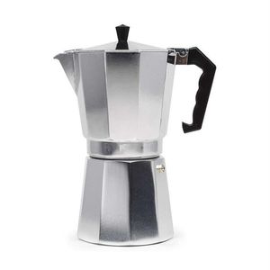 Moka Pot Coffee Espresso İndüksiyon Makinesi Alüminyum İtalyan Kahvehane Klasik Araçlar Cafetiere Latte Soba Üst Taşınabilir Cafe210m