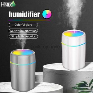 Humidifiers 300ml Air Humidifier Aroma Essential Oil Diffuser With Night Light Cool Mist For Bedroom Home Car Plants Purifier Humificador YQ230927