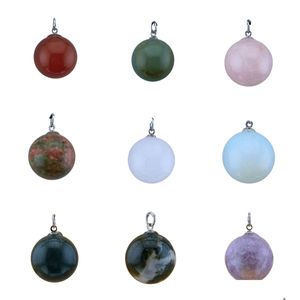 Lockets Spherical Crystal Pendants Vintage Jewelry Making And Charmsdiy Gemstone Materials Holiday Gifts For Friends Drop De Dhgarden Dhpgb