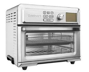 Cuisinart Air Fryer Toaster piekarnik TOA-65 cyfrowy 1800 wat, regulowana temperatura i elementy sterujące, stal nierdzewna