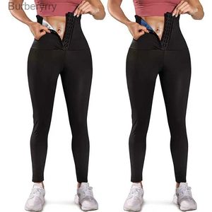 Active Sets Women Sauna Leggings Sweat Pants High Waist Slimming Hot Thermo Compression Workout Fitness Tights Body Shaper Waist Trainer USL230927