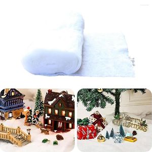 Decorações de natal fofo falso capa cobertor 100/150cm branco artificial algodão mistura tapete neve fundo decoração
