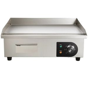 Piastra elettrica da 22 pollici con superficie piatta da appoggio 110V 1600W Piastra antiaderente per ristorante Teppanyaki con superficie piatta. USA.NEW