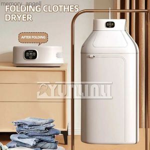 Máquina de secar roupas Secador de roupas portátil dobrável Secador de esterilização elétrico cronometrado inteligente Lavadora Y Secadora Portatil De Ropa YQ230927