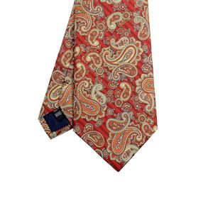 Szyjki Styl mody 100% jedwabny krawat męski krawat kravat gravatas więzi Ascot Tie Prezenty dla mężczyzn Cravat Paisley design krawat 231013