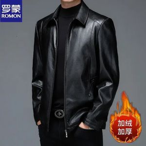 Men's Leather Faux Jacket Men Clothing Real 100 Sheepskin Short Jackets for Black Thin Motorcycle Male Chaquetas 230927
