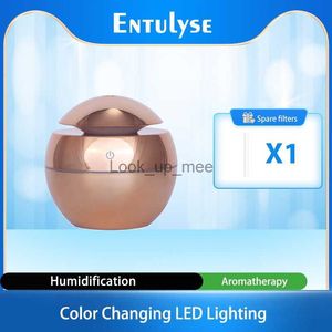 Humidifiers Wholesale Gold ultrasonic essential oil aroma diffuser difusor de aceites esenciales Air humidifier YQ230927