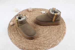 Australien Plateau-Schneestiefel Winter neu Fügen Sie Fleece hinzu, um es zu verdicken. Runde Zehen-Baumwollschuhe. Bestickte Stiefeletten für Damen. Wollstiefel