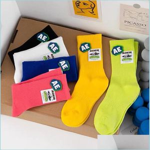 GAITERS LETTER POSTORY ART SOCKS WONDANY CANDY SKATBOARD HARAJUKU SKARPETKI CENTEMBLE COTTON LOW ONKLE CONKLE SOKKEN DROP DELIV DHUGA