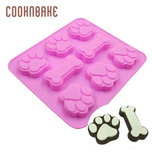 Stampi da forno COOKNBAKE Stampo in silicone per torta biscotto pasticceria cane caramelle stampo per cioccolato forma di osso resina ghiaccio gelatina pane Form231O