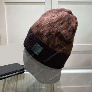 Designer beanie hatt france trendiga ullhattar högkvalitativ svart lim etikett stickade hattar vinter kall och varma hattar presentförpackning skalle mössor beanie