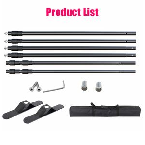 Light Stands Booms SH 2 4x3M Double Crossbar Background Stand Backdrop Frame Support System With OXford Bag For P ography P o Studio Video 230927