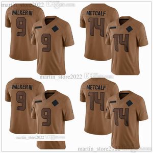 2023 Hizmete Selam Limited Jersey 9 Kenneth Walker III 14 dk Metcalf 33 Jamal Adams 16 Tyler Lockett 54 Bobby Wagner 11 Jaxon Smith-Njigba 6 Quandre Diggs Riq Woolen