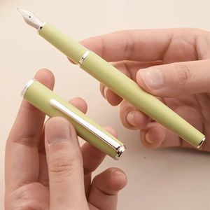 噴水ペンHongdian 920S Pute Fresh Fountain Pen for Calligraphy Highend Retro Excisite Business School Writing Pens Office Supplies 230927