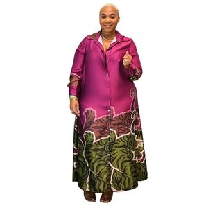 Abiti taglie forti Abiti africani per donna Dashiki Abbigliamento africano Robe Africaine Femme Abito lungo da sera lungo Abito camicia da donna africana 230927