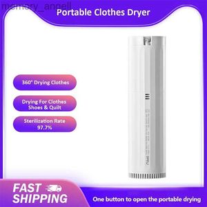 Clothes Drying Machine Clothes Dryer Air Heater Fan Quick-drying Portable Household Garment Shoes Dryer Warmer Bed Mite Killer Dormitory Travel Use YQ230927