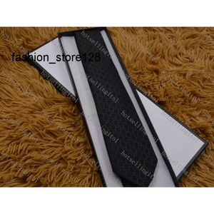 Men's Letter Tie Silk Necktie black blue Jacquard Party Wedding Business Woven Fashion Design G898 Z952