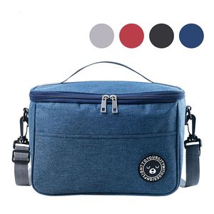 Sacos ao ar livre Big Camping Thermal Cooler Bag com alça de ombro impermeável Oxford Pano Picnic Isolado Sac Lunch Box Cesta 230926