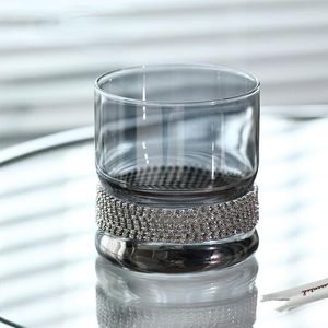 Wine Glasses Luxury Diamond-encrusted Glass High-grade Wind Couples Drink Wrapped Diamond Gift To Friends