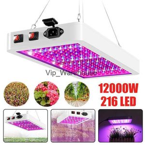 Grow Lights 169/216 LED -lampan full spektrum växt veg blomlampa inomhus växande växthus trädgård oss/eu plug yq230926