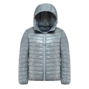 Men's Down Parkas Men White Duck Down Jacket Ultra Light Thin Casual Coat Outerwear with Hood New Arrival Winter Autumn Jackets for Men 2023 New YQ230927
