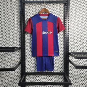 Vendita calda 2023/2024 Bar/celon una maglia da calcio Home Jersey kit per bambini set uniforme da calcio taglia 16-28