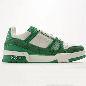 Tasarımcı Erkekler Sneaker Virgil Trainer Sıradan Ayakkabı Düşük Calfskin Deri abloh Beyaz Yeşil Kırmızı Mavi Kaplama Platformu Açık Kadın Spor Ayakkabı Boyutu 36-45 15