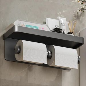 Toilet Paper Holders Toilet Paper Holder Bathroom Storage Paper Towel Holder Kitchen Wall Hook Toilet Paper Stand Home Organizer Toilet Accessories 230927