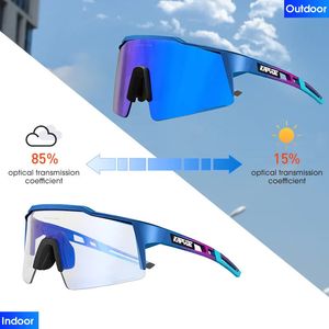 Okulowe okulary Kapvoe Pochromic Cycling Okulary przeciwsłoneczne Mężczyźni Mtb Cykling Glasse Women Road Rower szklanki Uv400 Outdoor Rowers Kulass 230927