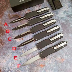 Micro tech Automatic Knife Zinc aluminum alloy Handle Camping Outdoor Hiking Self-defense Hunting Tactical Knives EDC Pocket Tools UT85 UT88 BM 3300 4600 3400
