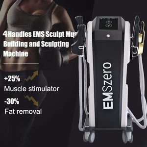 4 maniglie stimolazione muscolare elettrica modellamento del corpo dimagrante macchina per sciogliere la cellulite HI-EMT dispositivo per tonificazione dei glutei fitness