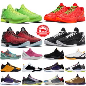 Kobe 6 basketball shoes men mamba Protro Reverse Grinch 5 Kobes Mambacita All Star Del Sol Think Pink Bruce Lee Big Stage mens trainers outdoor sports sneakers