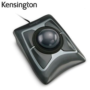 Micekensington Expert Trackball Mouse Original USB Optical Wired With Scroll Ring Large Ball för AutoCAD K64325 230927