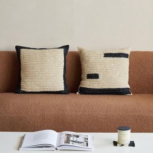 Pillow Office Sofa Chair Living Room Nordic Rectangle Kawaii S Pillowcase Designs Aesthetic Almofadas Home Decorations