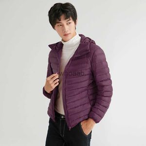 Piumino da uomo NewBang 90 Good Piumino da uomo Piumino ultraleggero da uomo con giacca a vento con cappuccio Piumino da uomo leggero cappotto caldo YQ230927