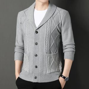 Maglioni da uomo 5 stili Autunno e inverno Maglione da uomo Grossolano Spinning Stick Spessore Moda casual Manica lunga Pullover Camicia lavorata a maglia Cappotto 230927