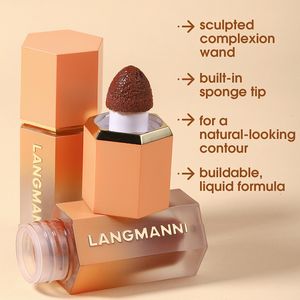 Concealer vattentät flytande konturbronzer stick med svamp naturlig foundation skönhet markant matt långvarig kosmetika 230926