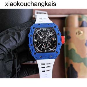 Richasmills tittar på Milles ZF Factory Automatic Movement Tourbillon Designer Men Superb RM3503 Kytz Fullt Sapphire Mirror Carbon Fiber Case With Natural Rubber St