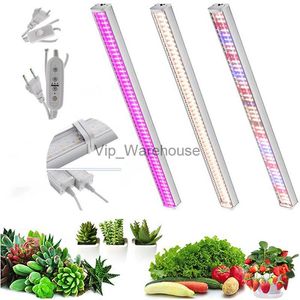 Grow Lights 1-2-4-6pcs Strip Full Spectrum Plant Grow Light Phyto LED Growing Flower Lamp For Indoor Plants Greenhouse Vegetable Hydroponic YQ230927