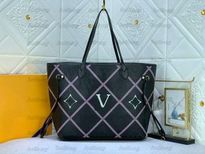 Designer luxury Never MM FULL bags M40995 M46040 Totes MM Bag Pouch Empreinte Lace Black Pink tote bag women s handbag
