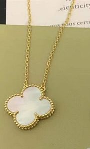 Vanclef Necklace Classic Design Four Leaf Clover Luxurys Designer Necklaces Bracelet Flower Jewelry Gold Silver Rose Gold Mother Pearl N 9207